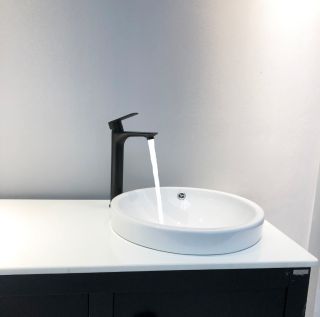 Смеситель для раковины Boch Mann Santa XLB чёрный BM8597